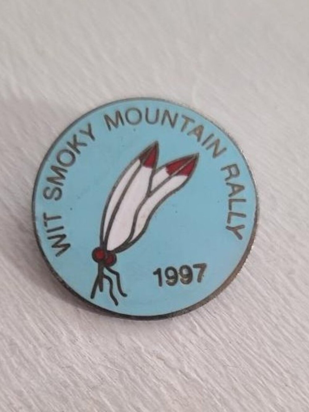 WIT Winnebago Itasca Travelers Vintage 1997 Lapel Pin - Smoky Mountain Rally Pin